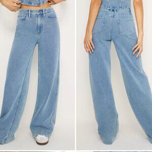 Good American Jeanius Good Skate Cotton Pants